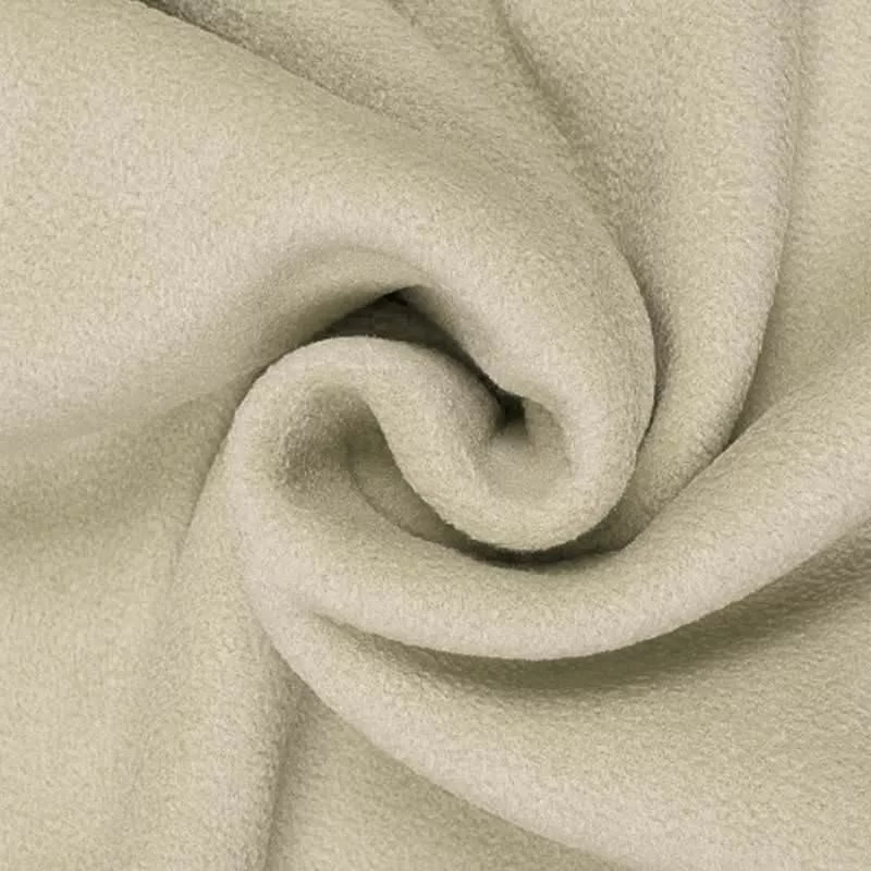 Polar Fleece Stof Licht Beige