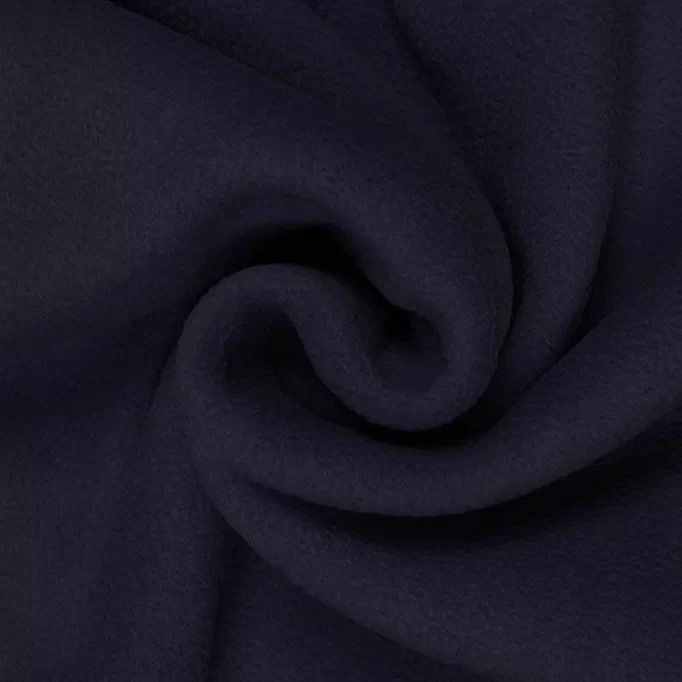 Polar Fleece Stof Donker Marine - (Polar Fleece Stoffen)