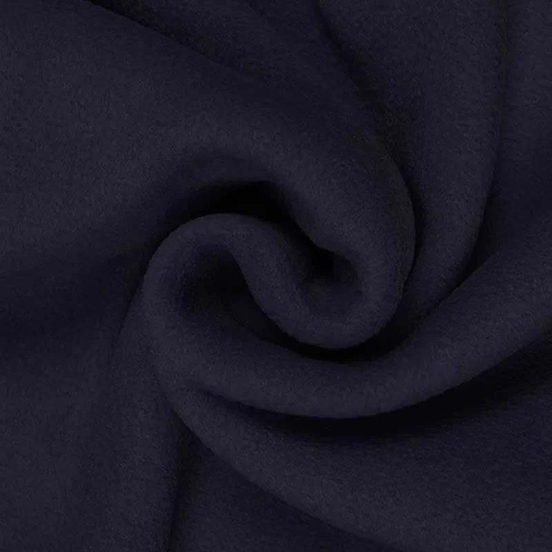 Polar Fleece Stof Donker Marine