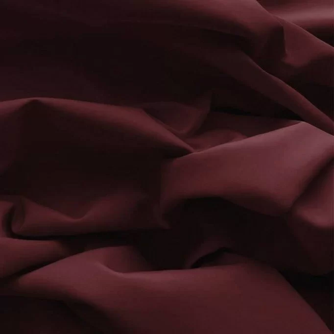 Baumwolle Poplin Stoff Bordeaux - (Poplin Baumwolle Stoffe)