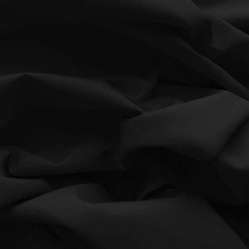 Katoenen Poplin Stof Zwart