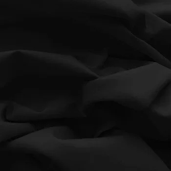 Baumwolle Poplin Stoff Schwarz  Baumwolle Poplin Stoff Schwarz