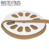 Galonband Glans Donker Beige 9mm