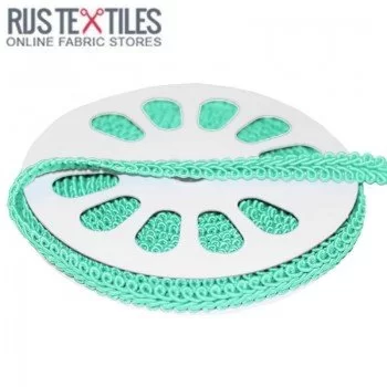 Sznurek Galonowy Spleciony Mięta 9mm