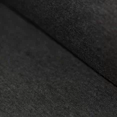 Tissu Punta Di Milano Jersey Gris Foncé Mêlée  
