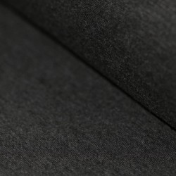 Tessuto Punta Di Milano Jersey Grigio Scuro Melange