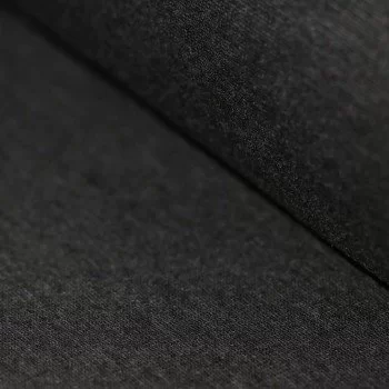 Punta Di Milano Jerseystoff Anthrazit Meliert 