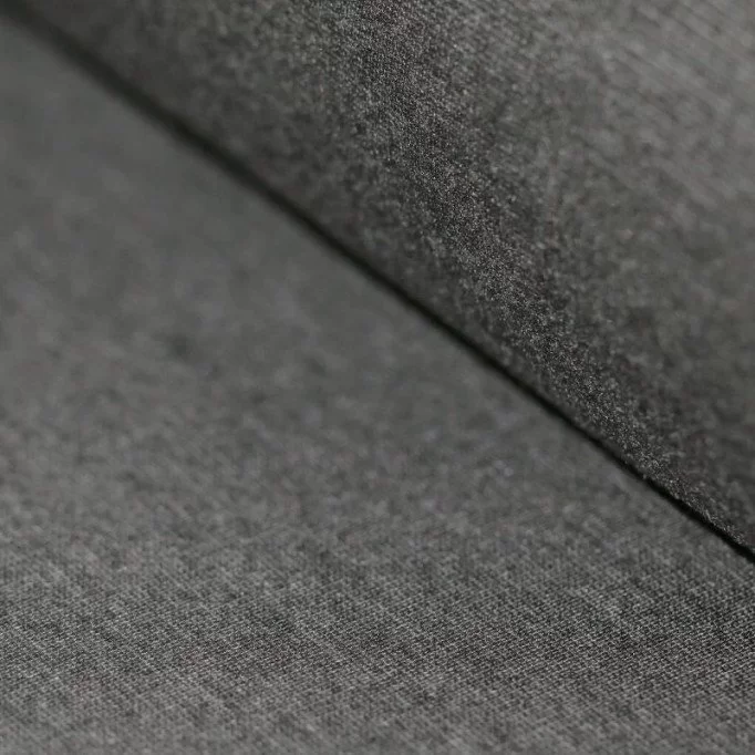Tissu Punta Di Milano Jersey Gris Mêlée   - (Tissus Jersey)