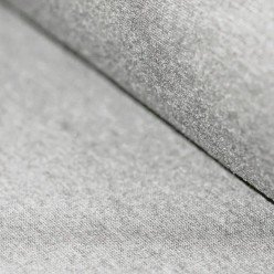 Punta Di Milano Jerseystoff Hellgrau Meliert Punta Di Milano Jerseystoff Hellgrau Meliert