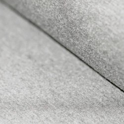 Tessuto Punta Di Milano Jersey Grigio Chiaro Melange 