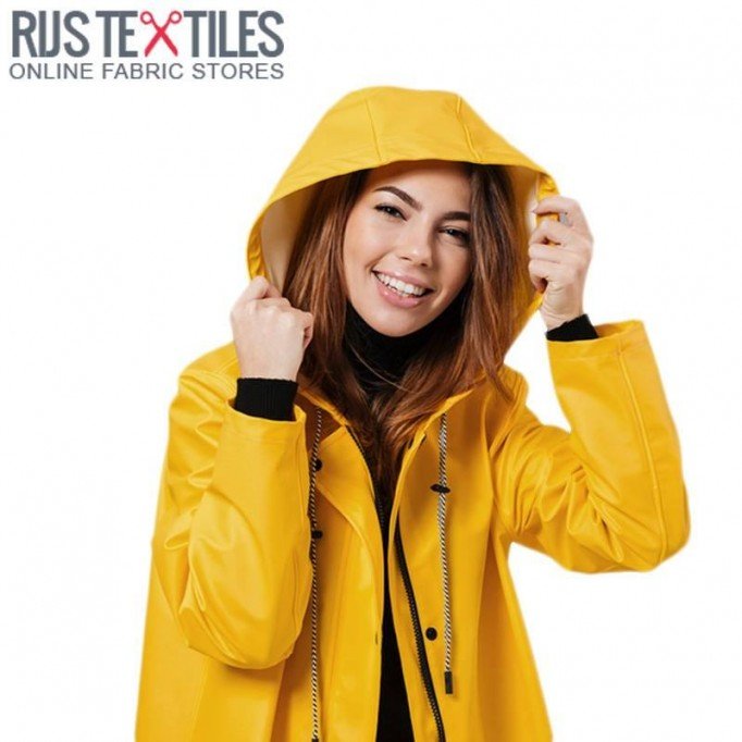 Tessuto Impermeabile Giallo - (Tessuti Moda)
