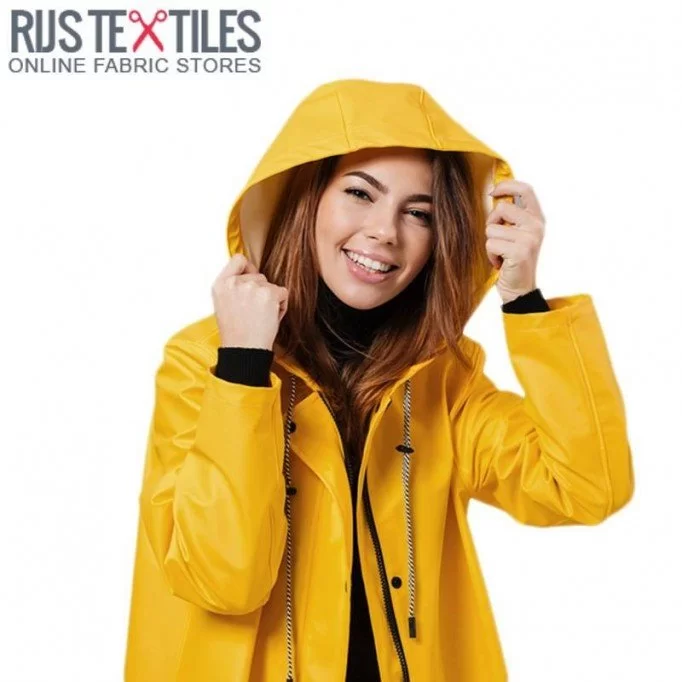 Tessuto Impermeabile Giallo - (Tessuti Moda)