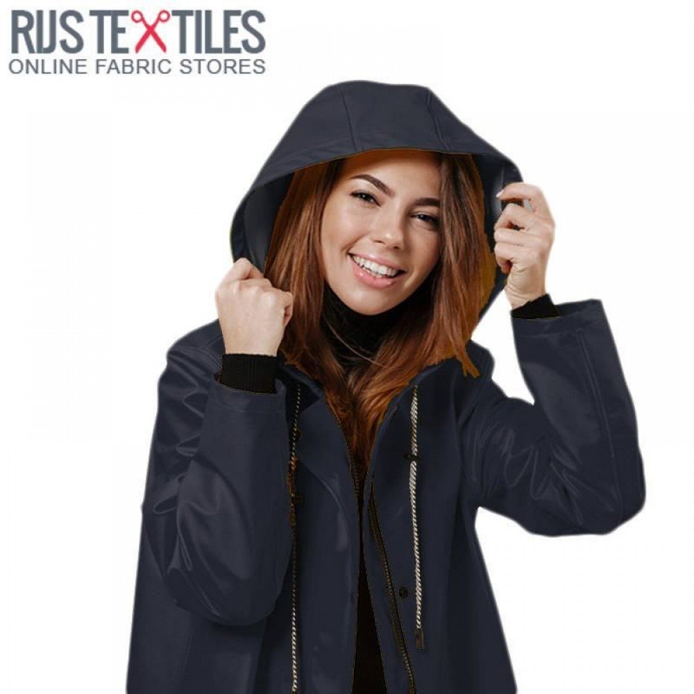 Raincoat Fabric Navy Raincoat Fabric Navy