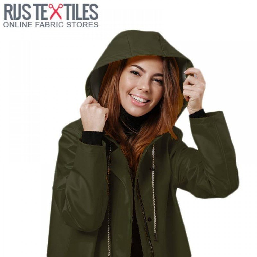 Raincoat Fabric Army Green Raincoat Fabric Army Green