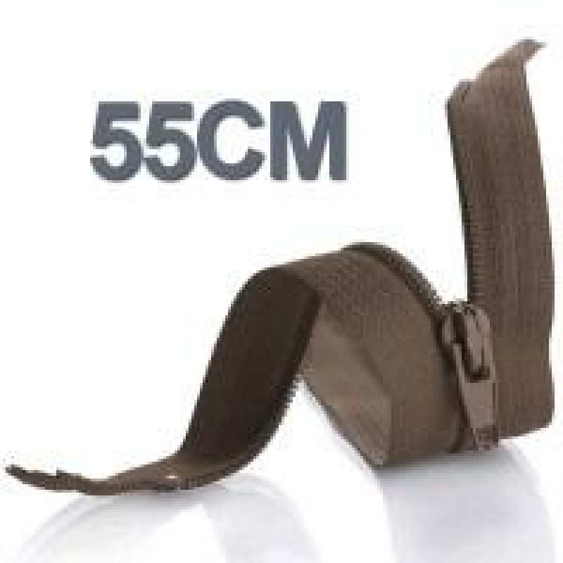Cerniera lampo YKK divisibile 55 cm Cerniera lampo YKK divisibile 55 cm
