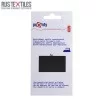 Repair Patches Black Plain Weave (Snelfix Iron-on)