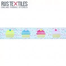 Ripsband - Cake Bleu 25mm