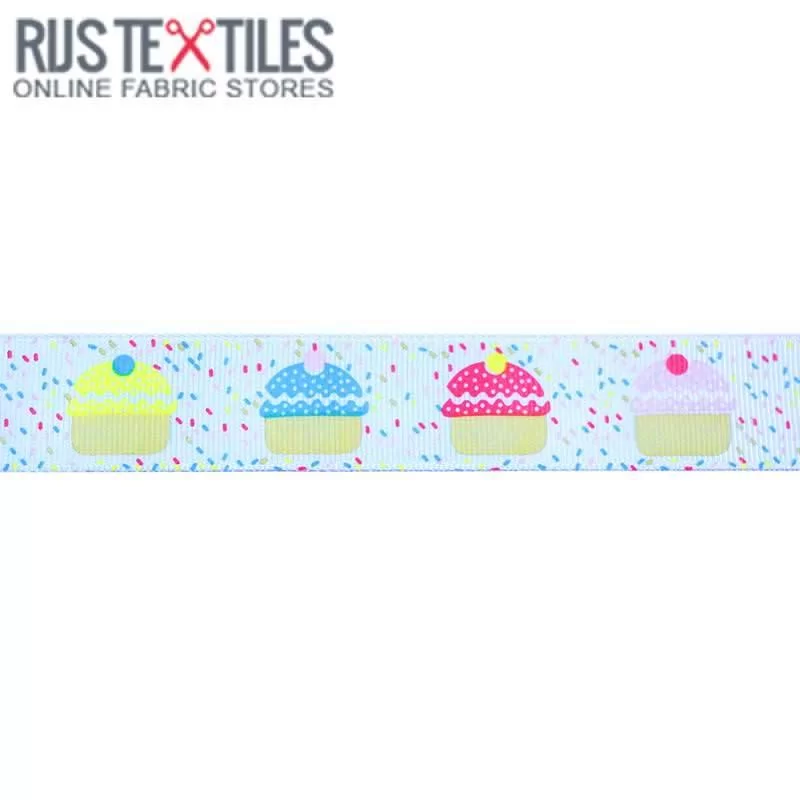Ripsband - Cake Bleu 25mm