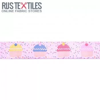 Ripsband - Cake Roze 25mm Ripsband - Cake Roze 25mm