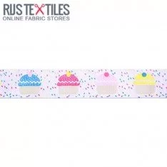 Ripsband - Cake Wit 25mm