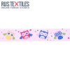 Ruban Gros Grain - Hibou Rose 25mm