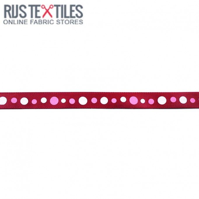 Grosgrain Ribbon - Retro Bordeaux 15mm - (Ribbons )