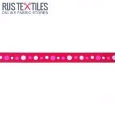 Ripsband - Retro Fuchsia 15mm