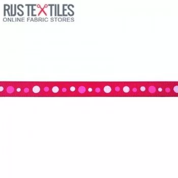 Ruban Gros Grain - Rétro Fuchsia 15mm Ruban Gros Grain - Rétro Fuchsia 15mm