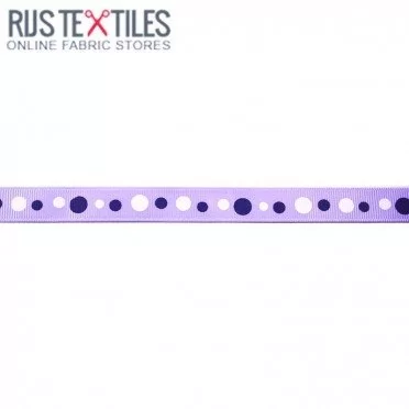 Ripsband - Retro Flieder 15mm - (Bänder & Borten)