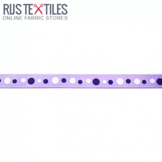 Wstążka Rypsowa - Retro Liliowy 15mm | Rijs Textiles