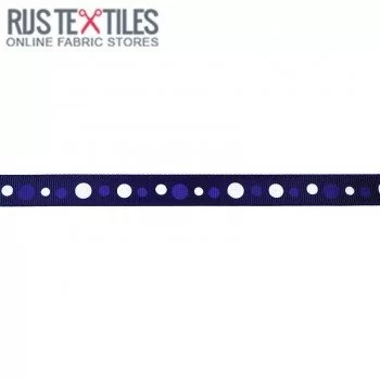 Ruban Gros Grain - Rétro Marine 15mm Ruban Gros Grain - Rétro Marine 15mm