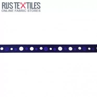 Grosgrain Ribbon - Retro Navy 15mm - (Ribbons )