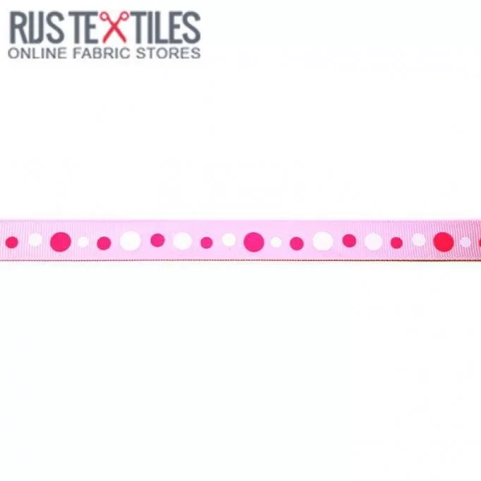 Grosgrain Ribbon - Retro Pink 15mm - (Ribbons )