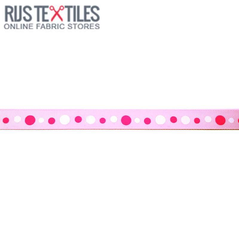 Ripsband - Retro Rose 15mm