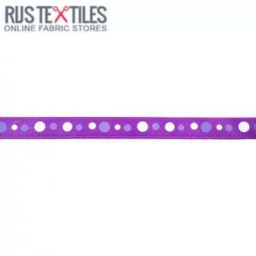 Grosgrain Ribbon - Retro Purple 15mm - (Ribbons )