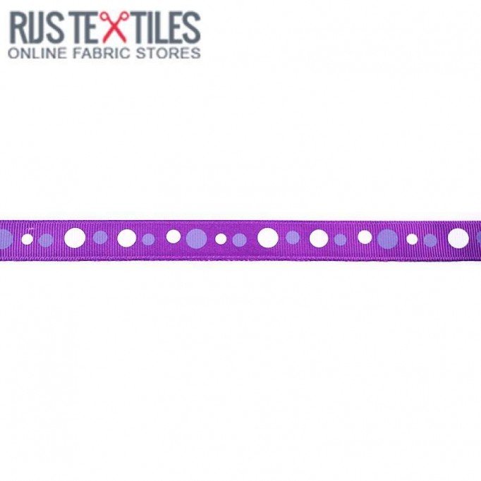 Ruban Gros Grain - Rétro Violet 15mm - (Rubans)
