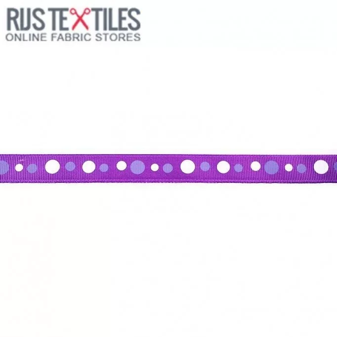 Ripsband - Retro Violett 15mm - (Bänder & Borten)