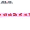 Nastro Grosgrain - Farfalla Rosa 25mm