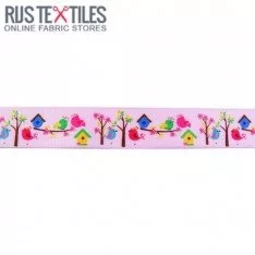 Nastro Grosgrain - Voliera Rosa 25mm Nastro Grosgrain - Voliera Rosa 25mm