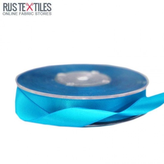 Satin Bånd 16mm Aqua Satin Bånd 16mm Aqua