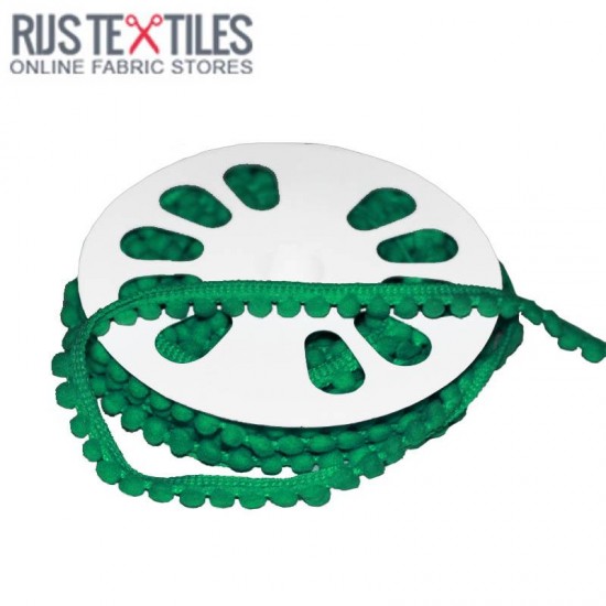 Pom Pom Trim 4mm Green Pom Pom Trim 4mm Green