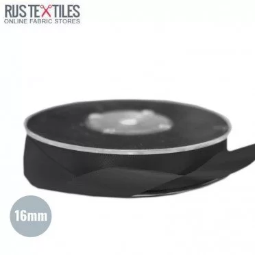 Satinbänder 16mm Schwarz Satinbänder 16mm Schwarz - (Bänder & Borten)