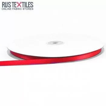 Satinbånd 3mm Rød