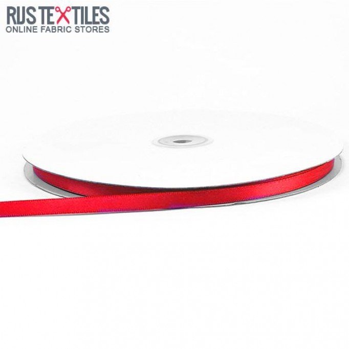 Satin Bånd 3mm Rød | Rijs Textiles