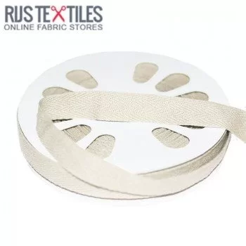 Köperband Baumwolle Ecru 15mm 