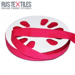 Ruban Sergé Coton Fuchsia 15mm