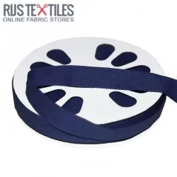 Keperband Katoen Marine 15mm Keperband Katoen Marine 15mm