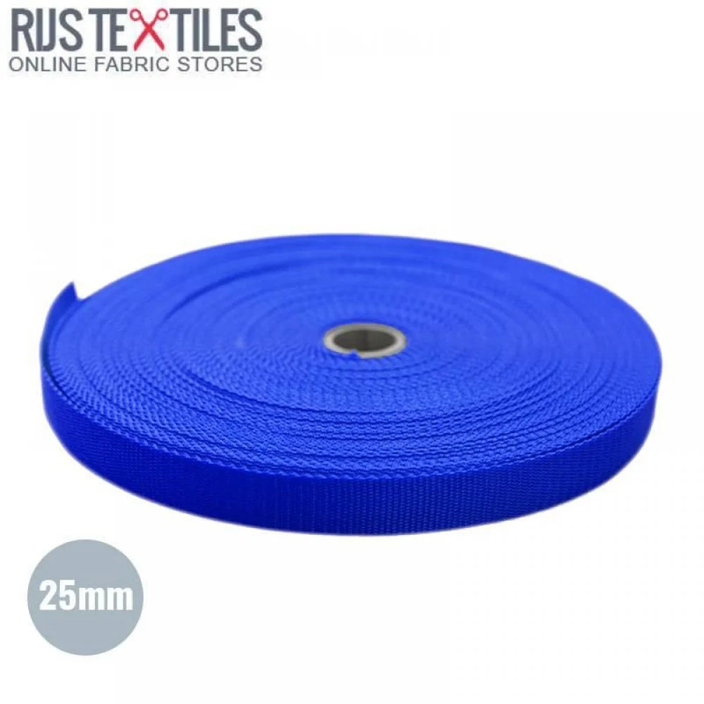 Sangle Polypropylene Cobalt 25mm (au Mètre) 