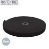 Gurtband Polypropylen Schwarz 25mm (Meterware)