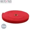 Tassenband Rood 25mm (Per Meter)